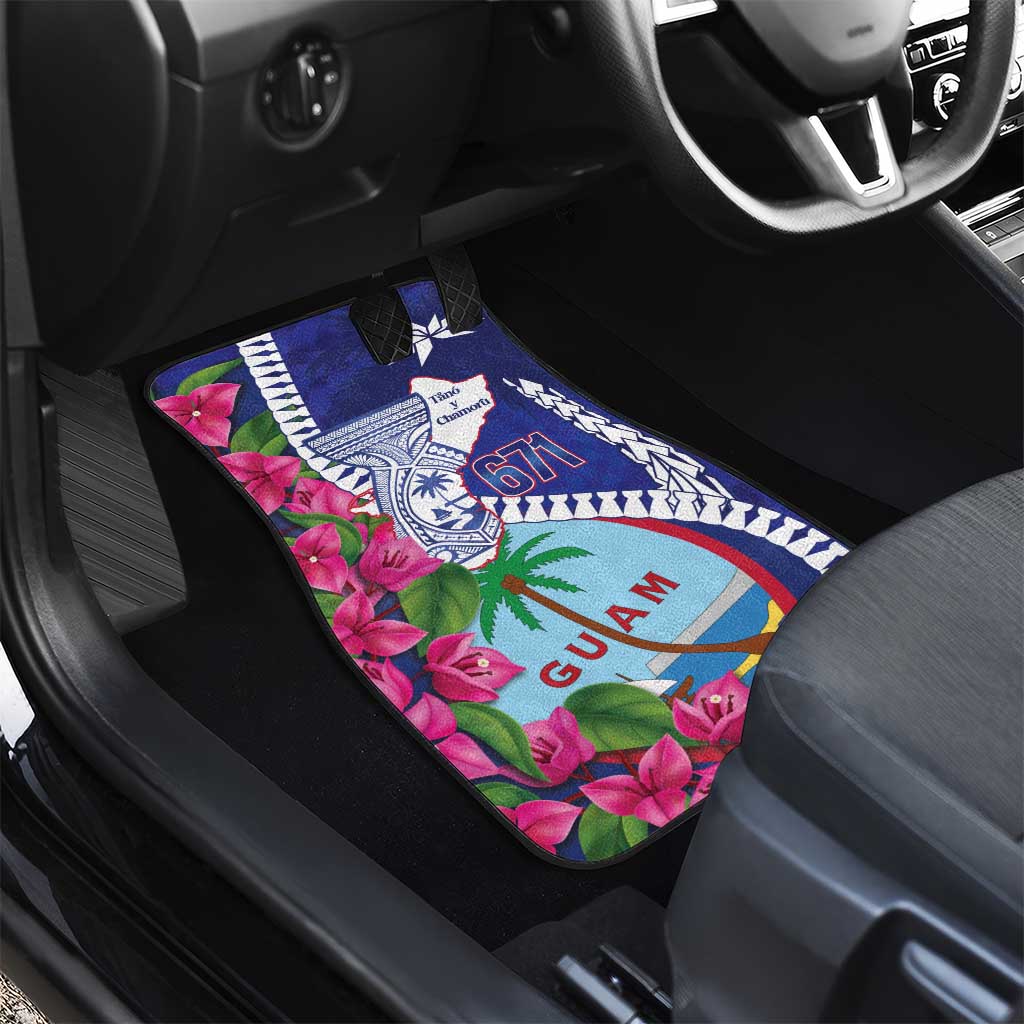 Biba Guam Liberation Day Car Mats Tano y Chamoru Latte Stone Blue