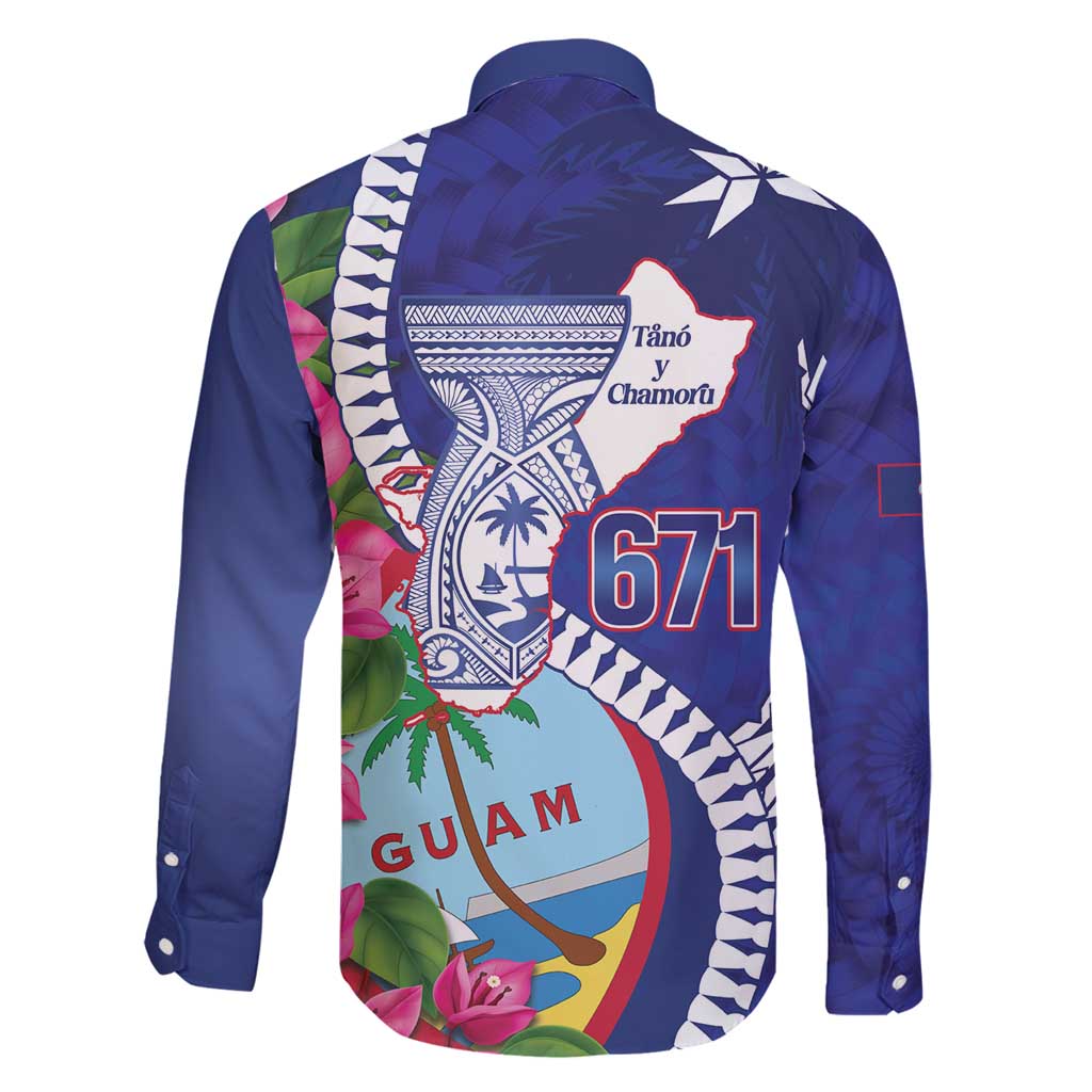 Biba Guam Liberation Day Family Matching Off Shoulder Short Dress and Hawaiian Shirt Tano y Chamoru Latte Stone Blue