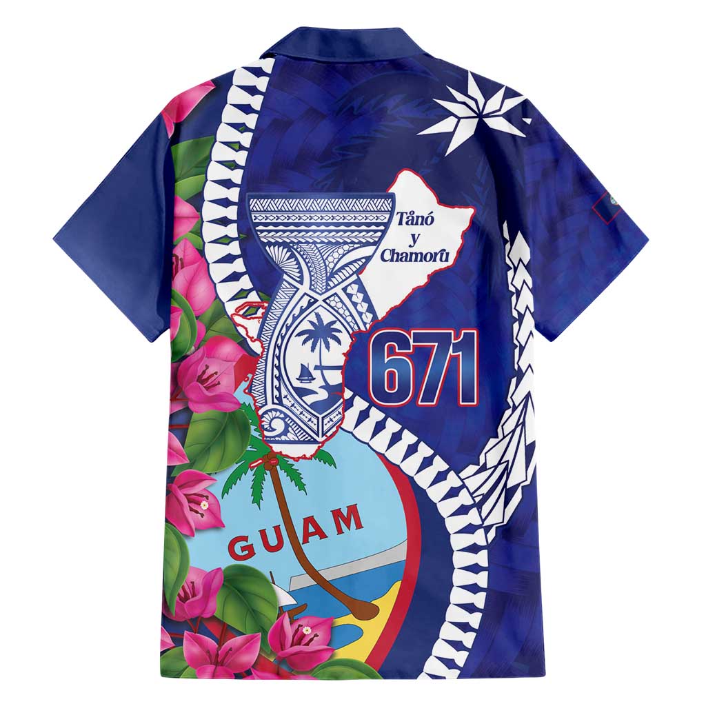 Biba Guam Liberation Day Family Matching Short Sleeve Bodycon Dress and Hawaiian Shirt Tano y Chamoru Latte Stone Blue LT14 - Polynesian Pride