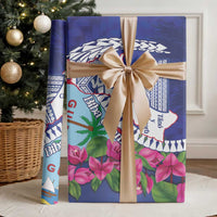 Biba Guam Liberation Day Wrapping Paper Tano y Chamoru Latte Stone Blue - Polynesian Pride