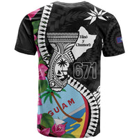 Biba Guam Liberation Day T Shirt Tano y Chamoru Latte Stone Black