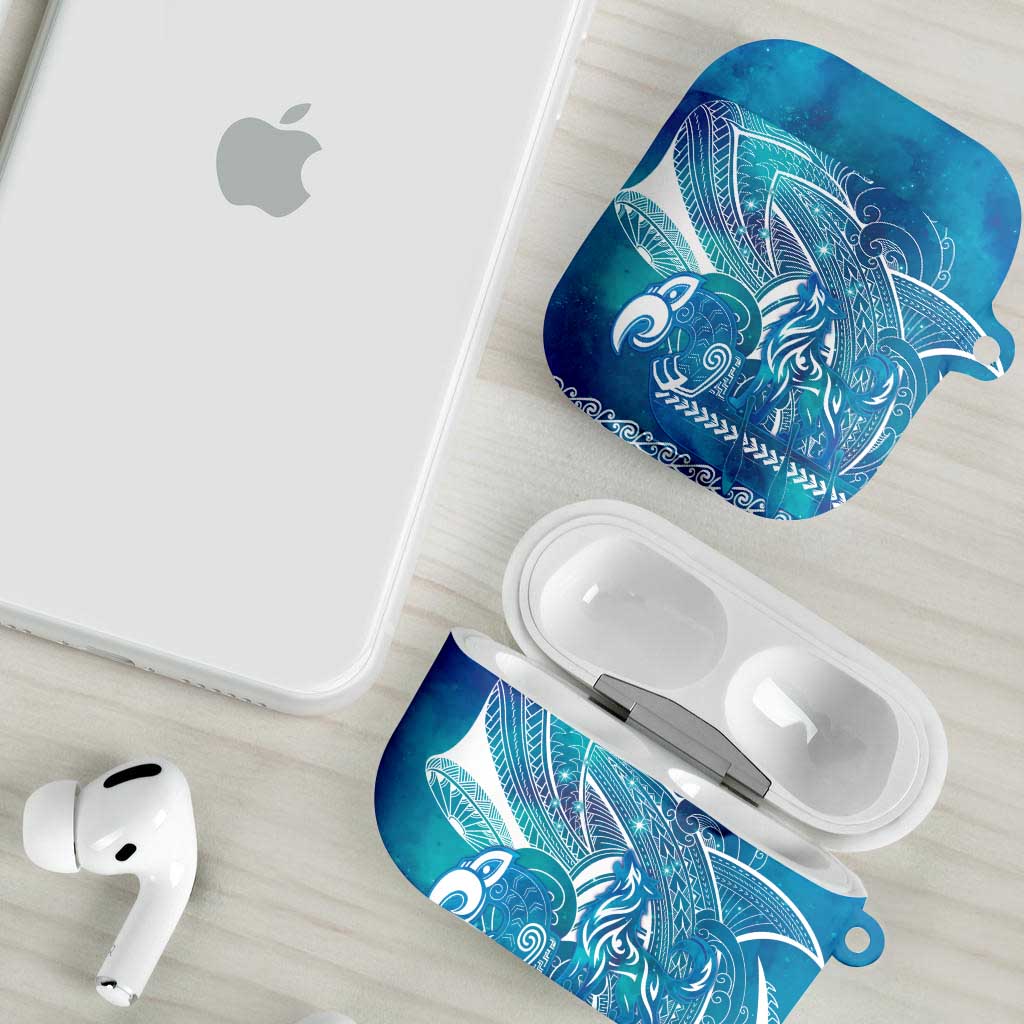 Kuri Dog Waka New Zealand Matariki AirPods Case Ocean Sharks Maori Tattoo