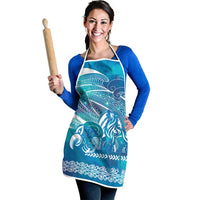 Kuri Dog Waka New Zealand Matariki Apron Ocean Sharks Maori Tattoo LT14 - Polynesian Pride