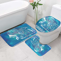 Kuri Dog Waka New Zealand Matariki Bathroom Set Ocean Sharks Maori Tattoo LT14 - Polynesian Pride