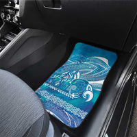 Kuri Dog Waka New Zealand Matariki Car Mats Ocean Sharks Maori Tattoo