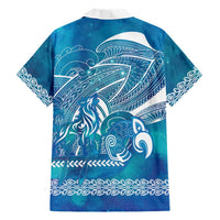 Kuri Dog Waka New Zealand Matariki Hawaiian Shirt Ocean Sharks Maori Tattoo