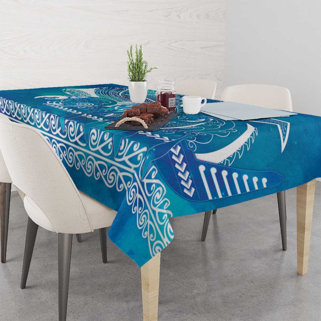 Kuri Dog Waka New Zealand Matariki Tablecloth Ocean Sharks Maori Tattoo LT14 - Polynesian Pride