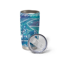 Kuri Dog Waka New Zealand Matariki Tumbler Cup Ocean Sharks Maori Tattoo