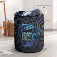 Tuna Eel New Zealand Matariki Laundry Basket He Piko He Taniwha Maori Pattern