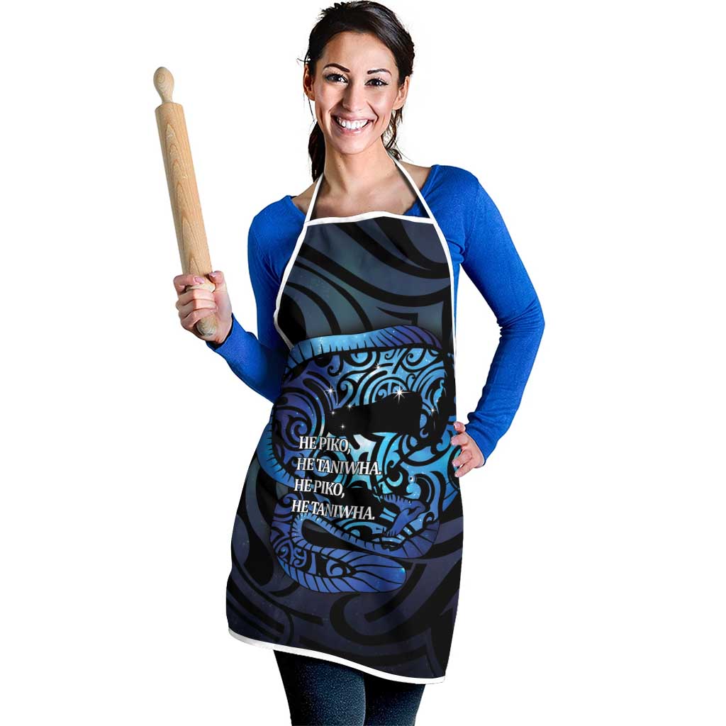 Tuna Eel New Zealand Matariki Apron He Piko He Taniwha Maori Pattern