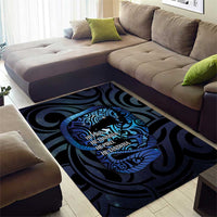 Tuna Eel New Zealand Matariki Area Rug He Piko He Taniwha Maori Pattern LT14 - Polynesian Pride