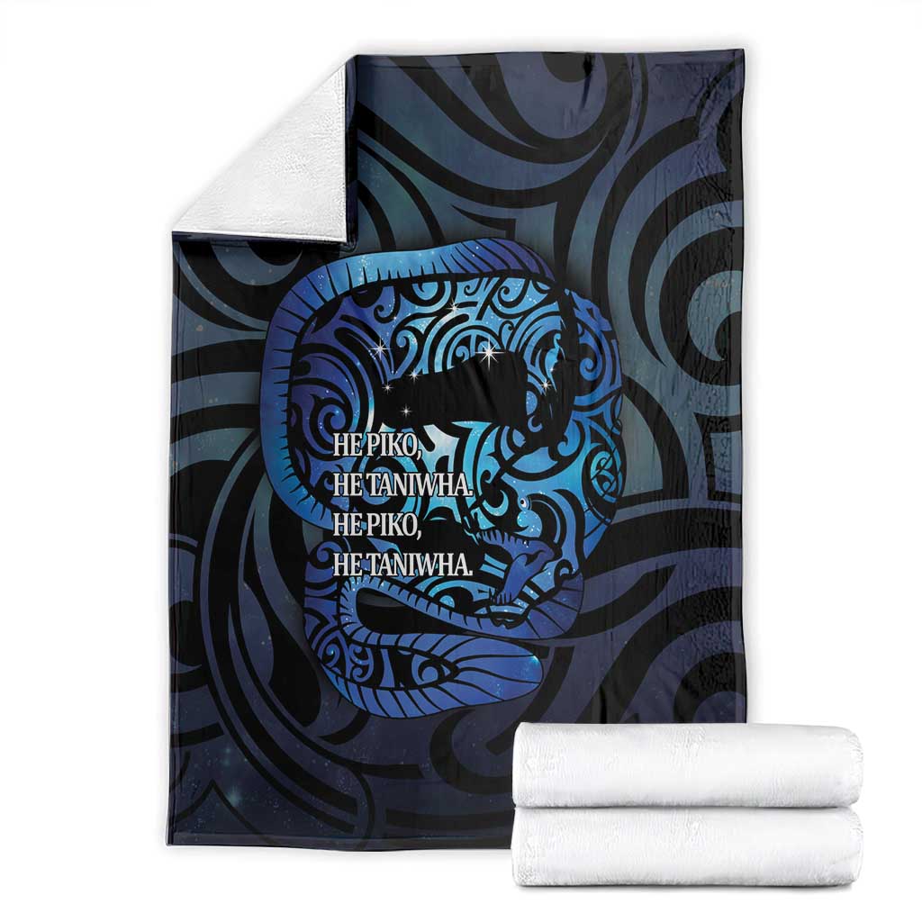 Tuna Eel New Zealand Matariki Blanket He Piko He Taniwha Maori Pattern