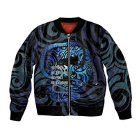 Tuna Eel New Zealand Matariki Bomber Jacket He Piko He Taniwha Maori Pattern