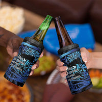 Tuna Eel New Zealand Matariki 4 in 1 Can Cooler Tumbler He Piko He Taniwha Maori Pattern LT14 - Polynesian Pride