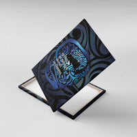 Tuna Eel New Zealand Matariki Canvas Wall Art He Piko He Taniwha Maori Pattern