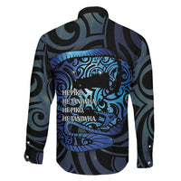 Tuna Eel New Zealand Matariki Family Matching Long Sleeve Bodycon Dress and Hawaiian Shirt He Piko He Taniwha Maori Pattern LT14 - Polynesian Pride