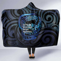 Tuna Eel New Zealand Matariki Hooded Blanket He Piko He Taniwha Maori Pattern LT14 One Size Purple - Polynesian Pride
