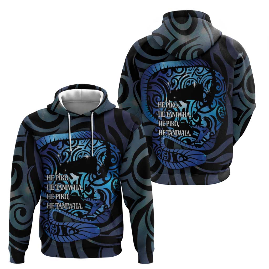 Tuna Eel New Zealand Matariki Hoodie He Piko He Taniwha Maori Pattern LT14 - Polynesian Pride