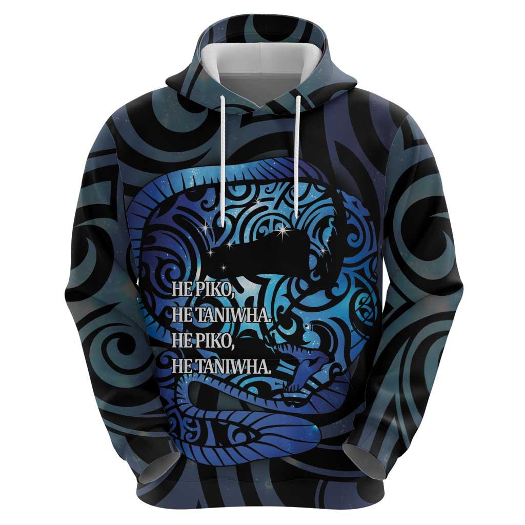 Tuna Eel New Zealand Matariki Hoodie He Piko He Taniwha Maori Pattern LT14 - Polynesian Pride