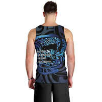Tuna Eel New Zealand Matariki Men Tank Top He Piko He Taniwha Maori Pattern LT14 - Polynesian Pride