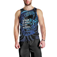 Tuna Eel New Zealand Matariki Men Tank Top He Piko He Taniwha Maori Pattern LT14 - Polynesian Pride