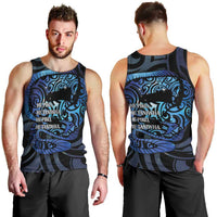Tuna Eel New Zealand Matariki Men Tank Top He Piko He Taniwha Maori Pattern LT14 - Polynesian Pride