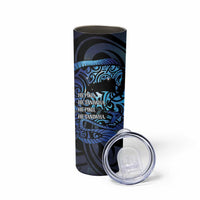 Tuna Eel New Zealand Matariki Skinny Tumbler He Piko He Taniwha Maori Pattern LT14 - Polynesian Pride