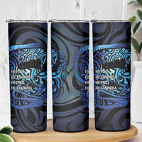Tuna Eel New Zealand Matariki Skinny Tumbler He Piko He Taniwha Maori Pattern LT14 - Polynesian Pride