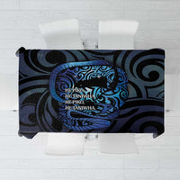 Tuna Eel New Zealand Matariki Tablecloth He Piko He Taniwha Maori Pattern
