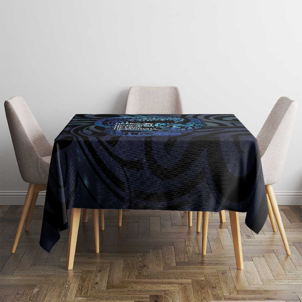 Tuna Eel New Zealand Matariki Tablecloth He Piko He Taniwha Maori Pattern