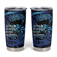 Tuna Eel New Zealand Matariki Tumbler Cup He Piko He Taniwha Maori Pattern