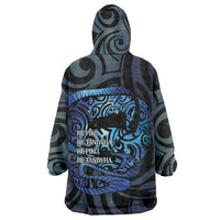 Tuna Eel New Zealand Matariki Wearable Blanket Hoodie He Piko He Taniwha Maori Pattern LT14 - Polynesian Pride