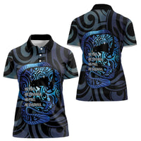 Tuna Eel New Zealand Matariki Women Polo Shirt He Piko He Taniwha Maori Pattern LT14 - Polynesian Pride