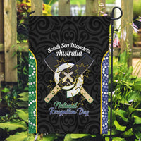 Personalised South Sea Islanders National Recognition Day Garden Flag Australia Aboriginal Vanuatu Pig Tusk