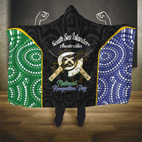 Personalised South Sea Islanders National Recognition Day Hooded Blanket Australia Aboriginal Vanuatu Pig Tusk