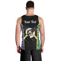 Personalised South Sea Islanders National Recognition Day Men Tank Top Australia Aboriginal Vanuatu Pig Tusk