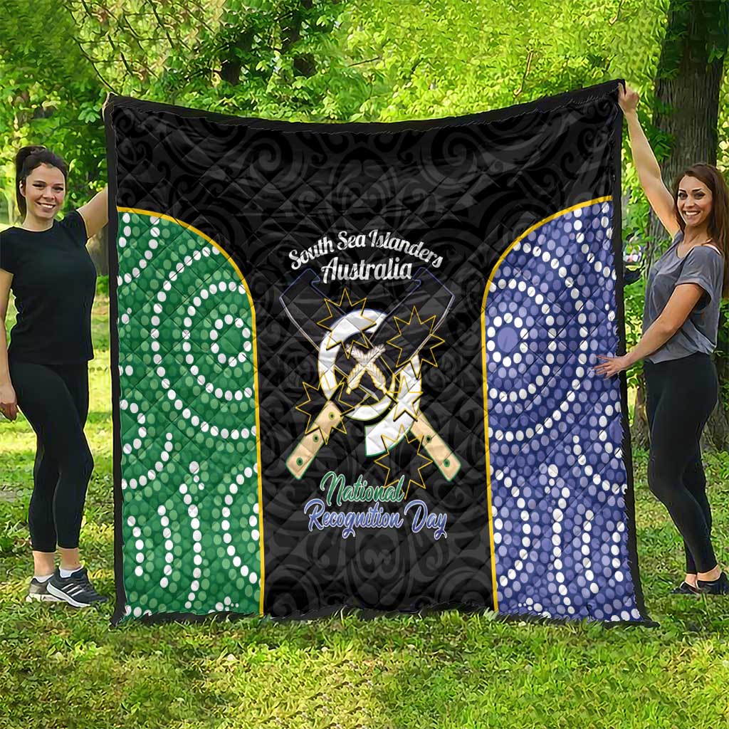Personalised South Sea Islanders National Recognition Day Quilt Australia Aboriginal Vanuatu Pig Tusk