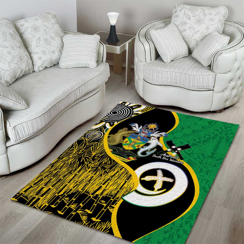 Australian South Sea Islanders National Recognition Day Area Rug Solomon Islands And Vanuatu Culture LT14 - Polynesian Pride