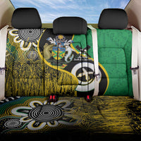 Australian South Sea Islanders National Recognition Day Back Car Seat Cover Solomon Islands And Vanuatu Culture LT14 One Size Black - Polynesian Pride