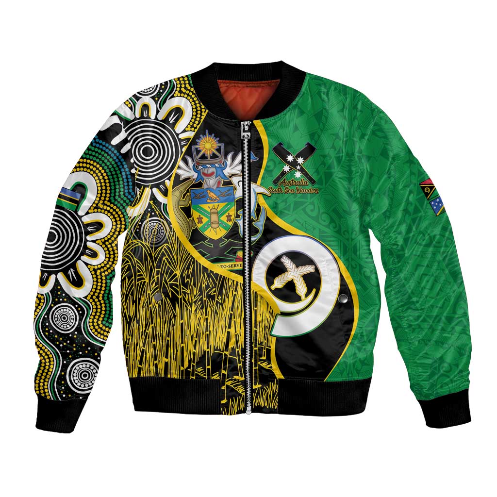 Australian South Sea Islanders National Recognition Day Bomber Jacket Solomon Islands And Vanuatu Culture
