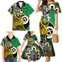 Australian South Sea Islanders National Recognition Day Family Matching Mermaid Dress and Hawaiian Shirt Solomon Islands And Vanuatu Culture