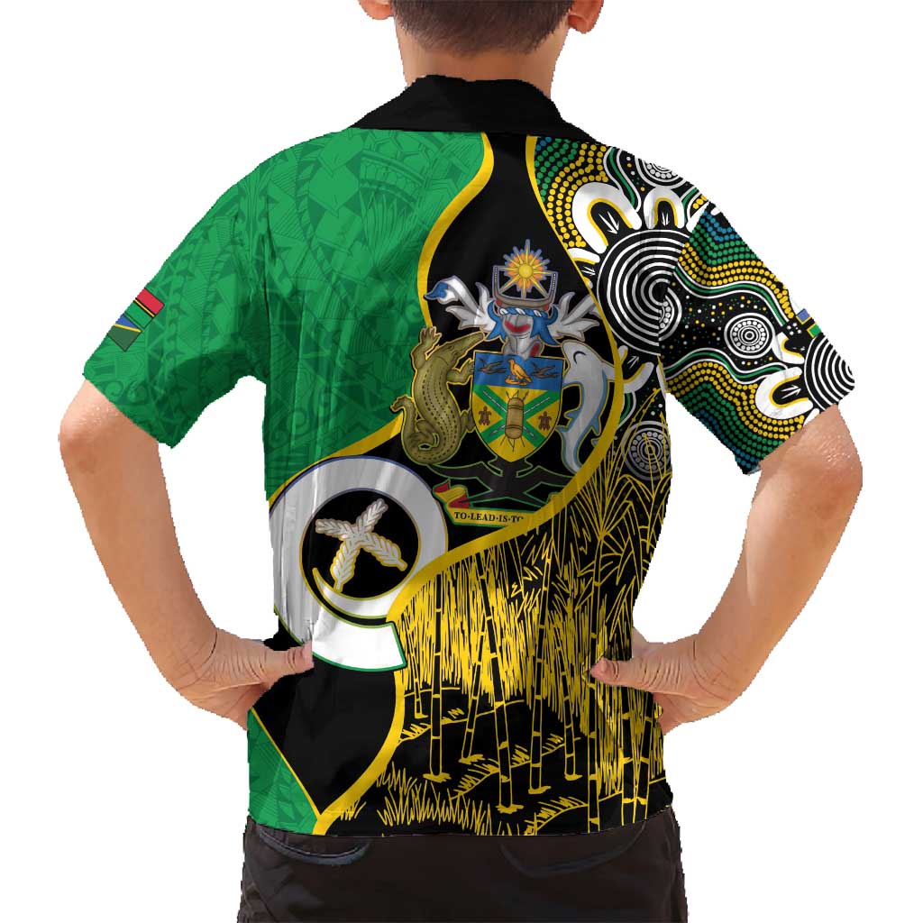 Australian South Sea Islanders National Recognition Day Family Matching Puletasi and Hawaiian Shirt Solomon Islands And Vanuatu Culture LT14 - Polynesian Pride