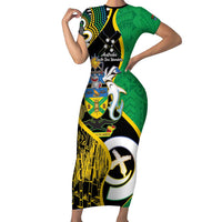 Australian South Sea Islanders National Recognition Day Family Matching Short Sleeve Bodycon Dress and Hawaiian Shirt Solomon Islands And Vanuatu Culture