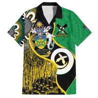 Australian South Sea Islanders National Recognition Day Family Matching Summer Maxi Dress and Hawaiian Shirt Solomon Islands And Vanuatu Culture LT14 Dad's Shirt - Short Sleeve Black - Polynesian Pride