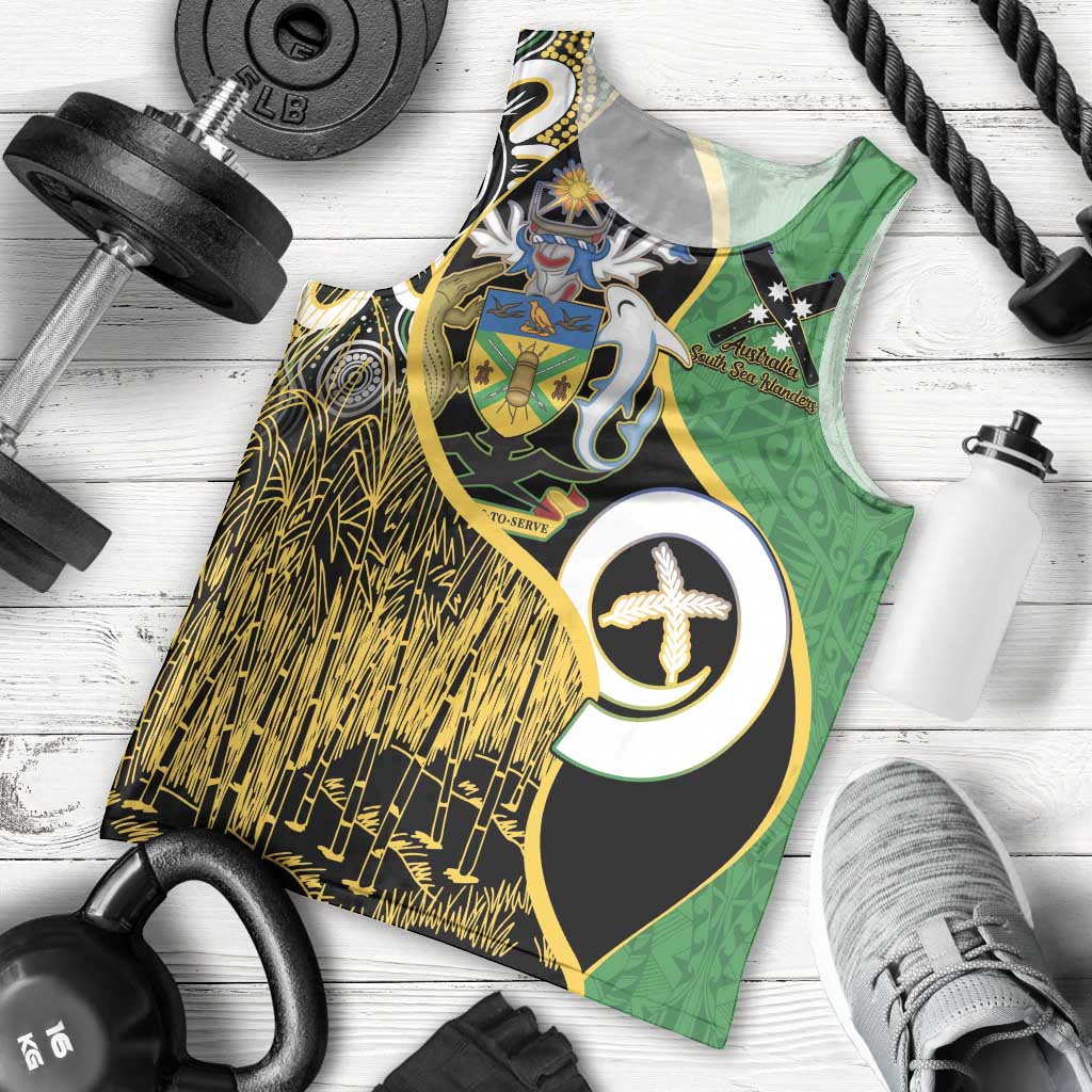 Australian South Sea Islanders National Recognition Day Men Tank Top Solomon Islands And Vanuatu Culture LT14 - Polynesian Pride