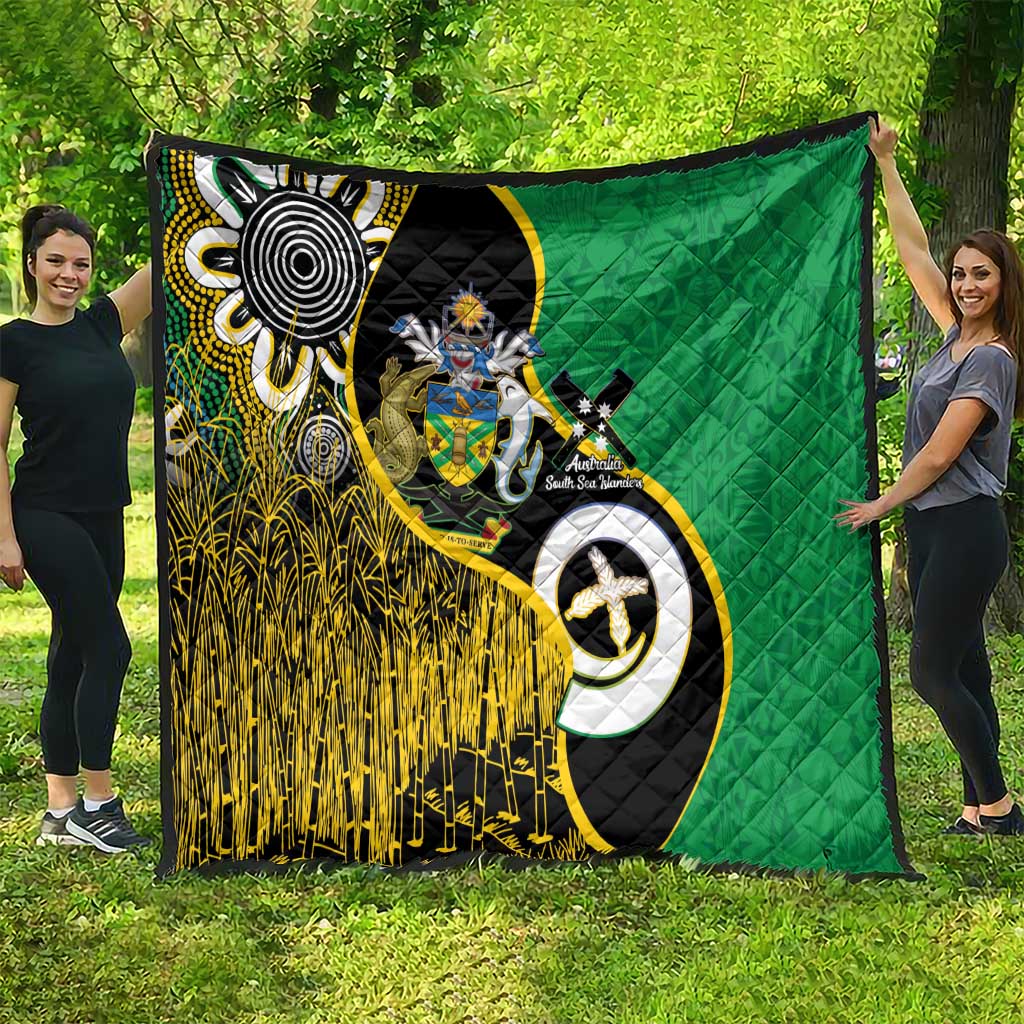 Australian South Sea Islanders National Recognition Day Quilt Solomon Islands And Vanuatu Culture LT14 - Polynesian Pride