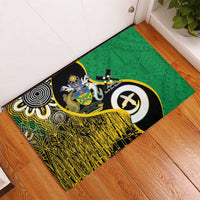 Australian South Sea Islanders National Recognition Day Rubber Doormat Solomon Islands And Vanuatu Culture LT14 - Polynesian Pride