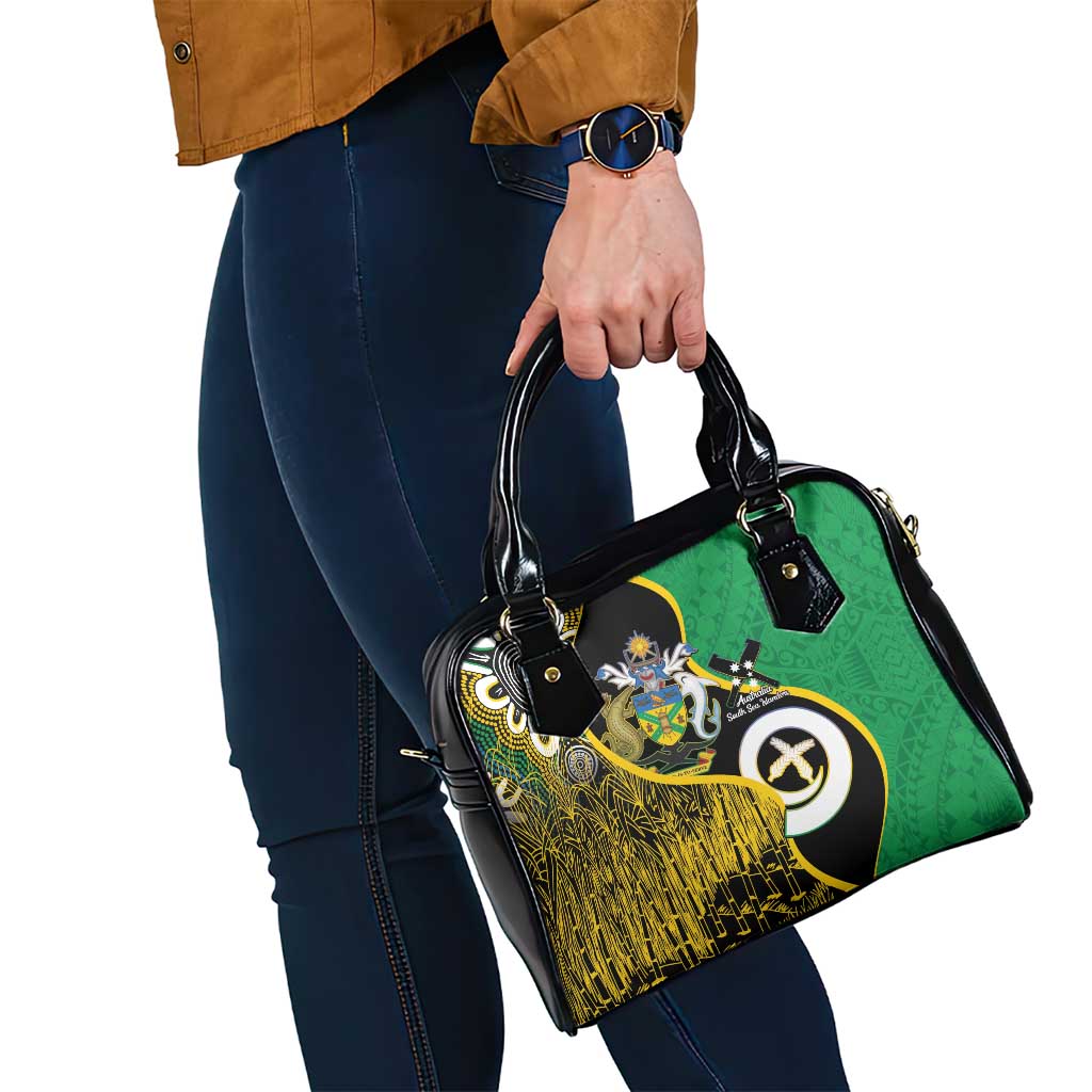Australian South Sea Islanders National Recognition Day Shoulder Handbag Solomon Islands And Vanuatu Culture LT14 - Polynesian Pride