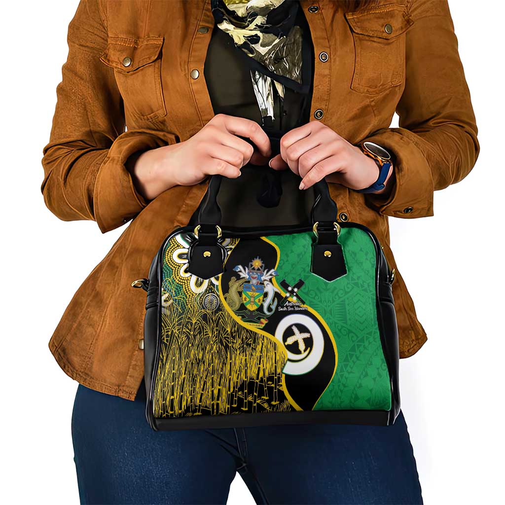 Australian South Sea Islanders National Recognition Day Shoulder Handbag Solomon Islands And Vanuatu Culture LT14 - Polynesian Pride