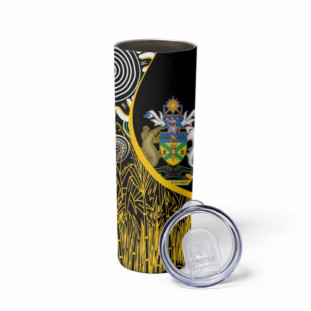 Australian South Sea Islanders National Recognition Day Skinny Tumbler Solomon Islands And Vanuatu Culture LT14 - Polynesian Pride